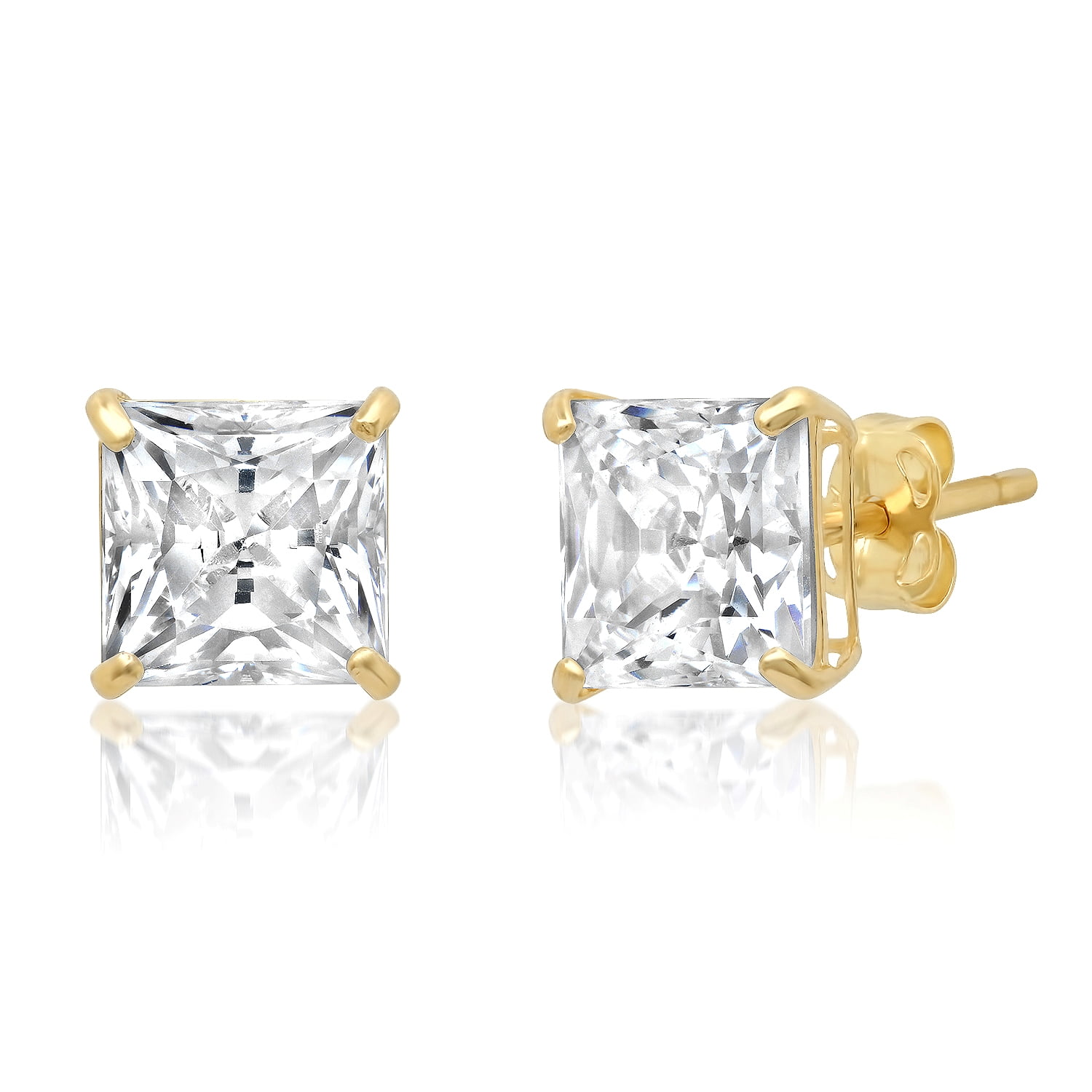 Yellow cubic zirconia earrings shop