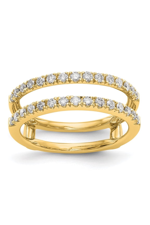 14k Yellow Gold Ring Wedding Band Diamond 0.51 ct 14ky True Origin Lab Grown VS/SI DEF Guard