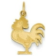 thumbnail image 1 of 14k Yellow Gold Rooster Charm - 1.0 Grams - Measures 21.5x13mm Wide, 1 of 2