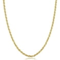 thumbnail image 1 of KoolJewelry 14k Yellow Gold Rope Chain Unisex Necklace (3.3 mm, 20 inch), 1 of 7