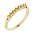 thumbnail image 1 of 14k Yellow Gold Round 2mm Polished 0.2 Carat Diamond Anniversary Band Size 7 Jewelry for Women, 1 of 6
