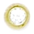 thumbnail image 1 of 14k Yellow Gold Round Cubic Zirconia 14 Gauge Body Piercing Jewelry Screwball 4x4mm Body Piercing Screw for Women, 1 of 2