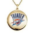 thumbnail image 1 of 14k Yellow Gold Round Oklahoma City Thunders Picture Locket Approx. 3/4 Inch X 3/4 Inch -14k Yellow Gold, 1 of 1