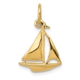 thumbnail image 1 of 14k Yellow Gold Sailboat Charm, 1 of 4
