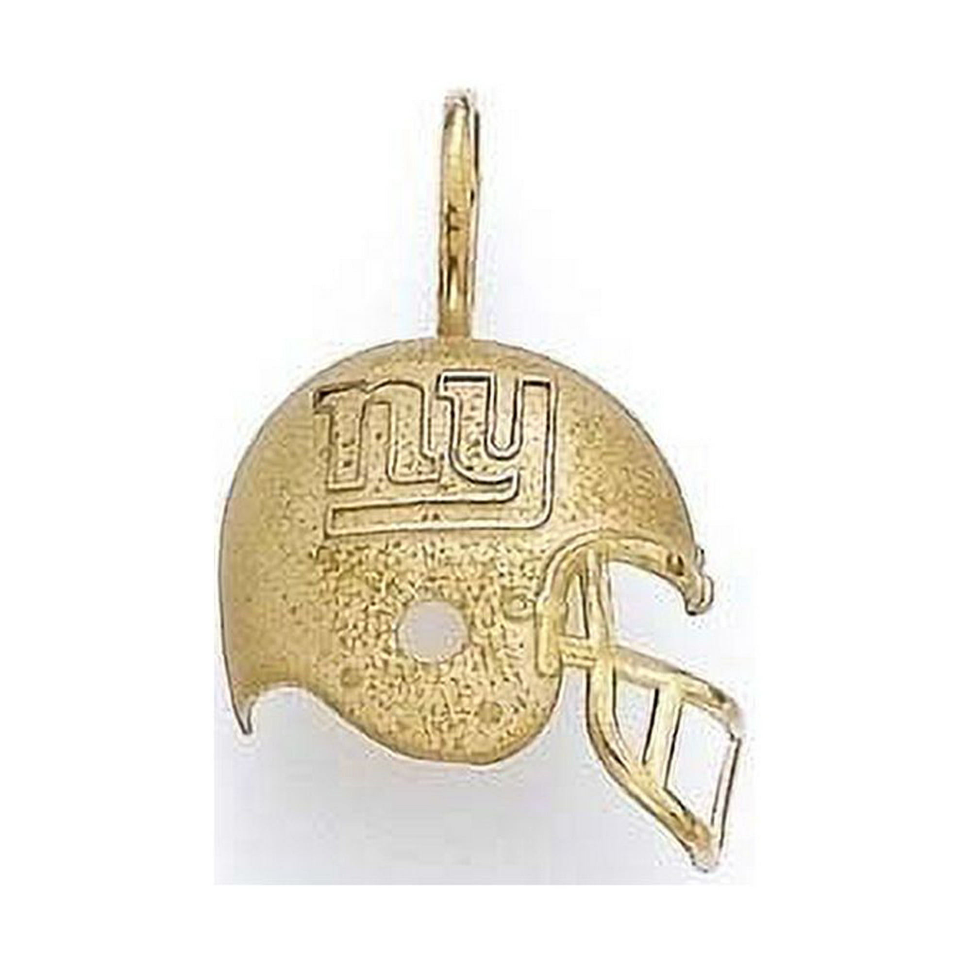 New York Giants Helmet Pendant, 14K White - The GLD Shop