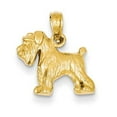 thumbnail image 1 of 14k Yellow Gold Schnauzer Dog (15x17mm) Pendant / Charm, 1 of 3