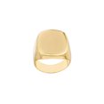 thumbnail image 1 of 14k Yellow Gold Signet Engravable Ring Size 6 Ring for Women, 1 of 2
