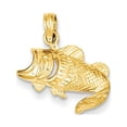 thumbnail image 1 of 14k Yellow Gold Small Fish Charm, 1 of 4