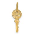 thumbnail image 1 of 14k Yellow Gold Small Key Charm, 1 of 4