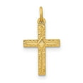 thumbnail image 1 of 14k Yellow Gold Small Religious Cross Charm, 1 of 3