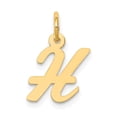 thumbnail image 1 of 14k Yellow Gold Small Script Initial H Charm, 1 of 4