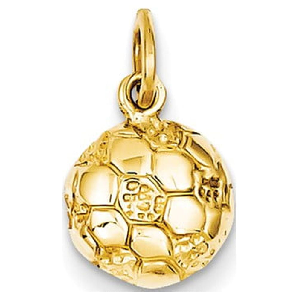 14k Yellow Gold Soccer Ball Charm good