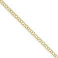 thumbnail image 1 of 14k Yellow Gold Solid 7 Inch Double Link Charm Bracelet, 1 of 1