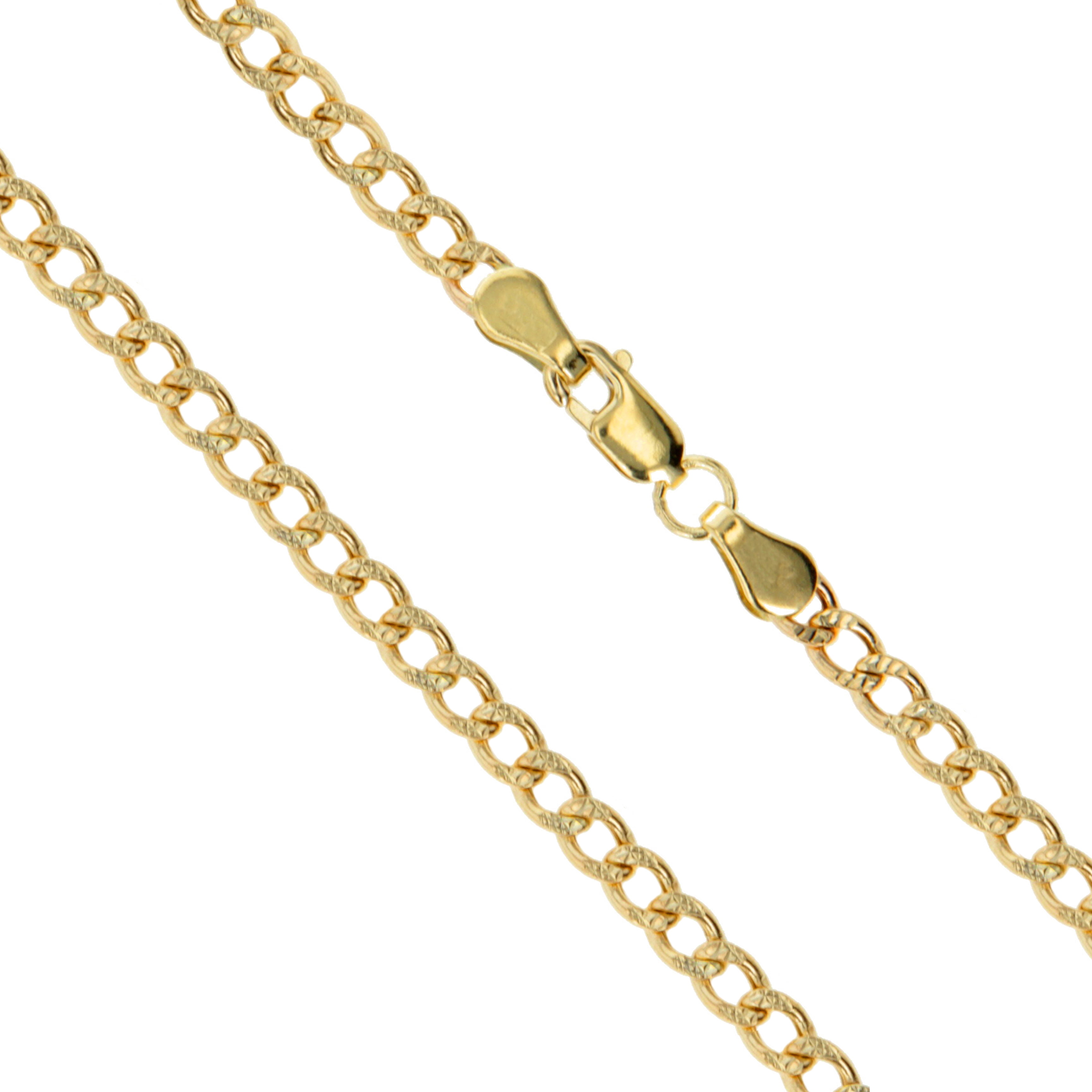 14K Yellow Gold Curb Link Chain Necklace| 25.33 Grams| Length 24| 7.80  Grams- N8322