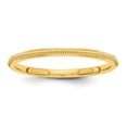 thumbnail image 1 of 14k Yellow Gold 1.5mm Milgrain Band Ring - 1.5 Grams - Size 8, 1 of 2