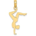 thumbnail image 1 of 14k Yellow Gold Solid Polished Gymnast Charm - 20.5mm, 1 of 6