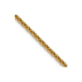 thumbnail image 1 of 14k Yellow Gold Solid Polished Lobster Claw Closure .8mm Cable Chain Necklace 14 Inch Chain Necklace, 1 of 2