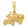 thumbnail image 1 of 14k Yellow Gold Tractor Charm Pendant, 1 of 2