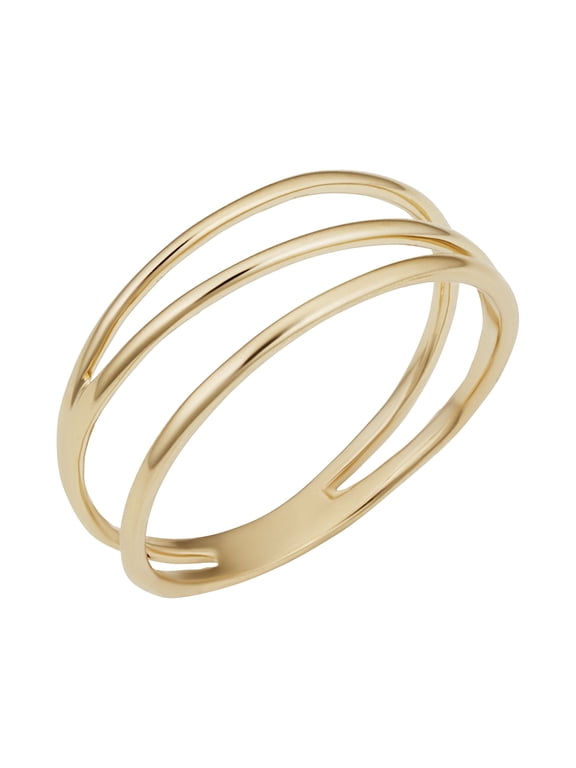 Au Naturale 14k Yellow Gold Triple Band Ring