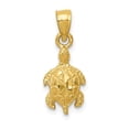 thumbnail image 1 of 14k Yellow Gold Turtle Pendant, 1 of 4