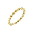 thumbnail image 1 of 14k Yellow Gold Twisted Rope Band Size 9 Ring for Women and Men - 1.7 Grams, 1 of 2