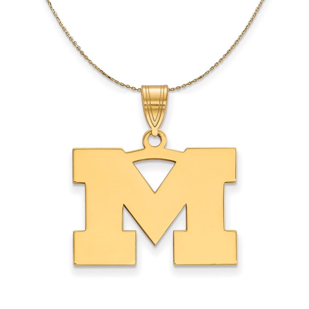 Silver Plated Initial M Necklace 113 Purchase Birthstone Charm Separately -  Etsy