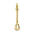 thumbnail image 1 of 14K Yellow Gold 3-D Polished Whisk Charm, 1 of 7