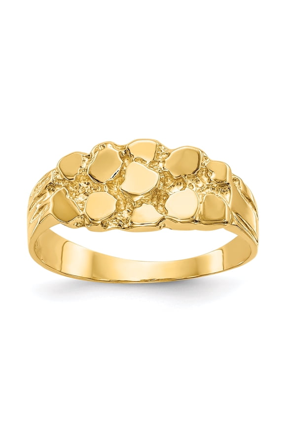 Nugget Ring 14k, Yellow Gold