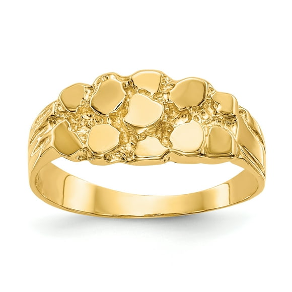 14k Yellow Gold Women's Nugget Ring
