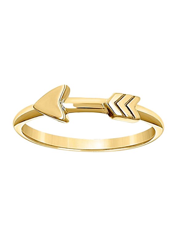 14k Yellow Gold Womens Arrow Fashion Ring 4.6x1.5mm Wide Ring for Women - 1.6 Grams