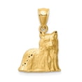 thumbnail image 1 of 14k Yellow Gold Yorkshire Terrier Pendant, 1 of 5