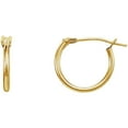 thumbnail image 1 of 14k Yellow Gold Hoop Earrings Hoop Earring for Women - .3 Grams, 1 of 2