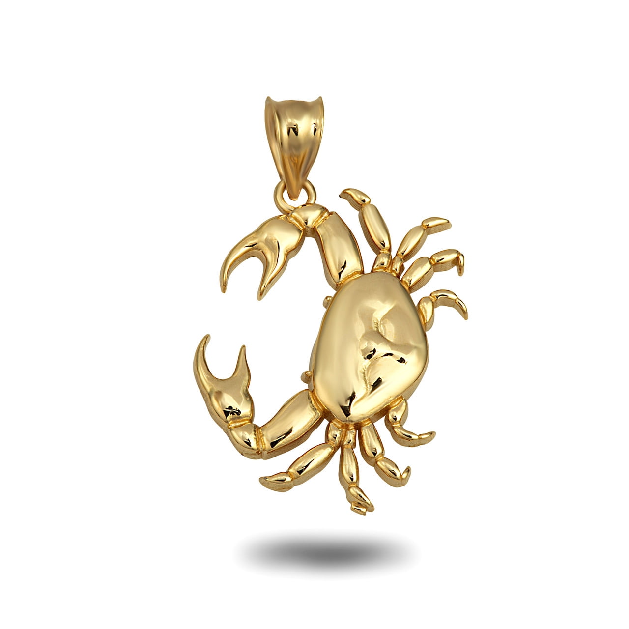 14k Yellow Gold Zodiac Symbol Pendant Necklace Cancer 18 Inches 14k-yellow-gold-zodiac-symbol-pendant-necklace-cancer-18-inches