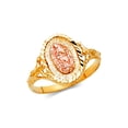 thumbnail image 1 of 14k Yellow Gold and White Gold Guadalupe Ring Size 7 Ring for Women - 2.7 Grams, 1 of 2