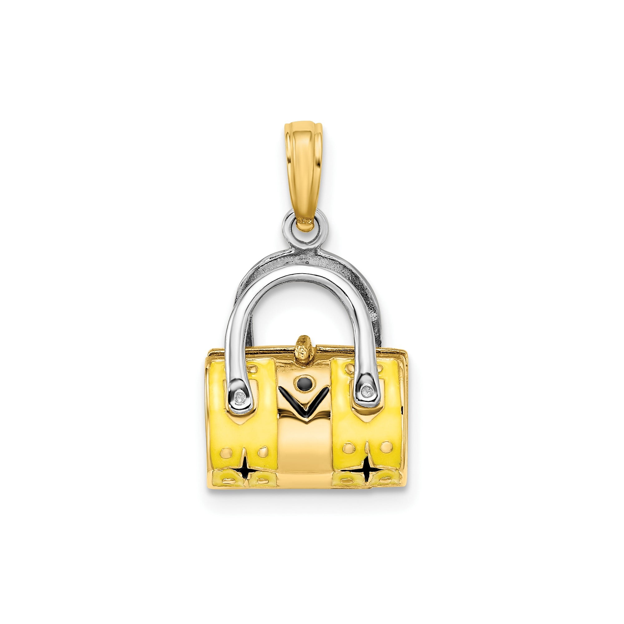 Fashion inspired Gold-tone Bag Charm Gold Key on Chain Charm main image 2