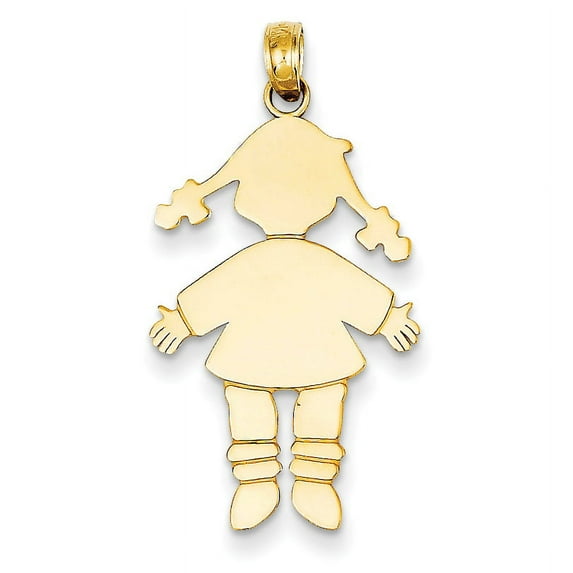 14k girl Charm