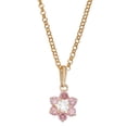 thumbnail image 1 of 14k gold October Birthstone flower pendant with gold-filled chain, 1 of 1