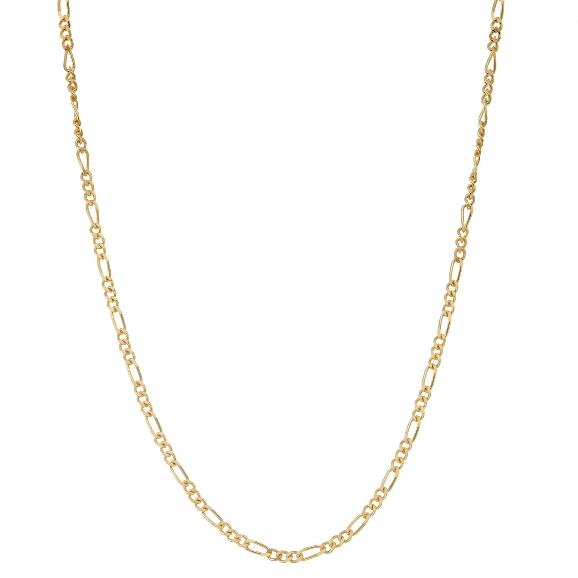 14k gold plated silver children's figaro chain necklace