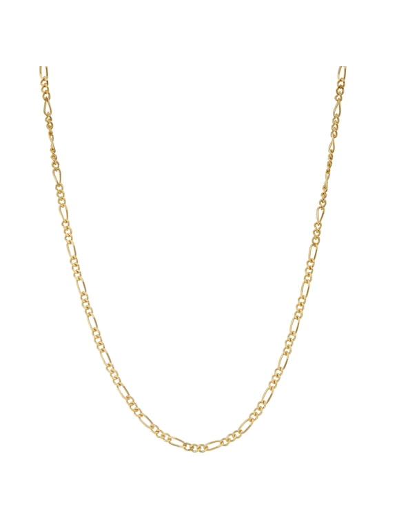 14k gold plated silver children's figaro chain necklace