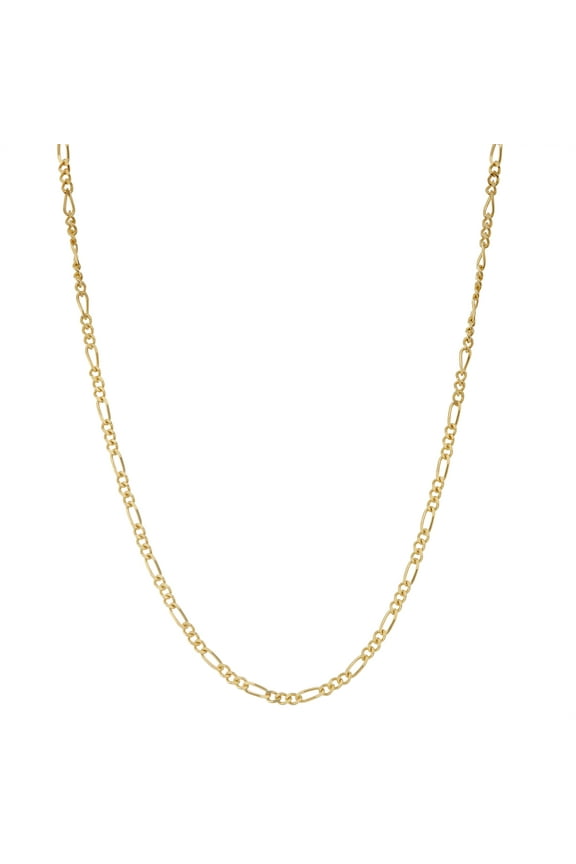 14k gold plated silver children's figaro chain necklace