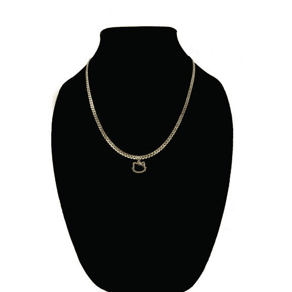 14kt Gold Chain Necklace, Cuban Chain Hello Kitty Necklaces for Women and Men, Best Christmas Gift for, Her, Him - 14kt Bonded Gold Jewelry by Artisan Jeweler