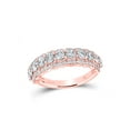 thumbnail image 1 of 14kt Rose Gold Womens Round Diamond Anniversary Band Ring 1-3/4 Cttw, 1 of 1