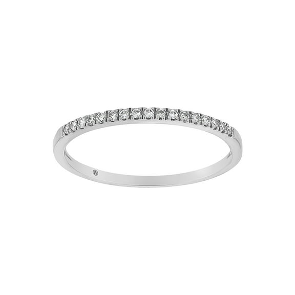 14kt White Gold 1/12ct Diamonds Anniversary Wedding Band Ring