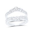 thumbnail image 1 of 14kt White Gold 2 Cttw Diamond Ana M Wedding Engagement Anniversary Enhancer Ring, Women Size: 5-9, 1 of 1
