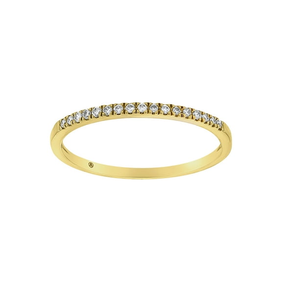 14kt Yellow Gold 1/12ct Diamonds Anniversary Wedding Band Ring