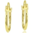 thumbnail image 1 of 14kt Yellow Gold 12mm Hoop Earrings, 1 of 4