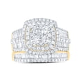 thumbnail image 1 of 14kt Yellow Gold 2 1/4 Cttw Diamond Ana M Fashion Wedding Engagement Anniversary Bridal Set, Women Size: 5-9, 1 of 1