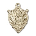 thumbnail image 1 of 14kt Yellow Gold Communion Medal 3/4 x 1/2 inches, 1 of 1