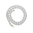 thumbnail image 1 of 14kt Yellow Gold Mens Baguette Diamond 24-inch Link Chain Necklace 12-1/2 Cttw, 1 of 1