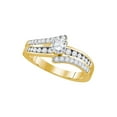 thumbnail image 1 of 14kt Yellow Gold Round Diamond Solitaire Bridal Wedding Engagement Ring 7/8 Cttw, 1 of 1